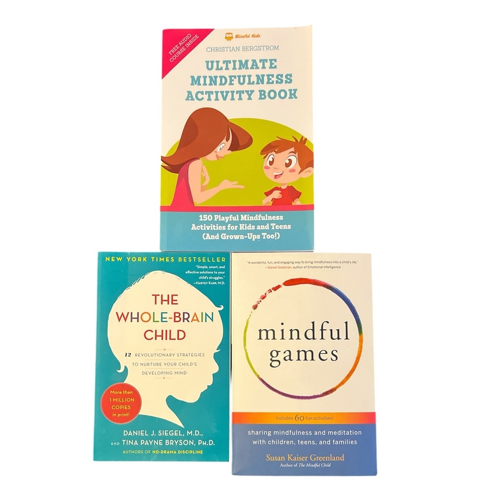 Mindfulness Books, activities, games, kids, child, teens, teachers, meditation